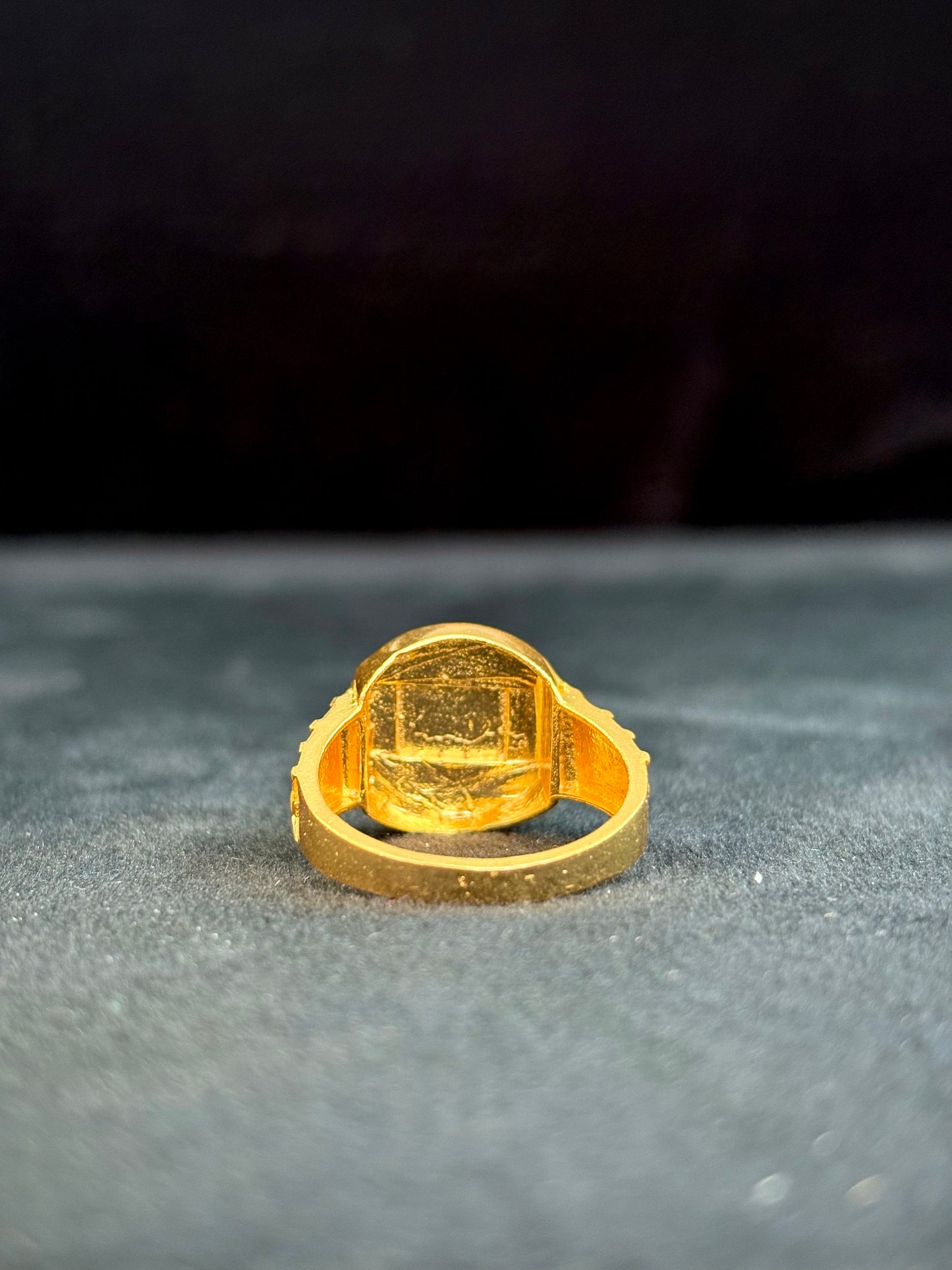 Signet (Box) Ring – 1 Gram Gold-Plated - Size 18 to 28, 4gm