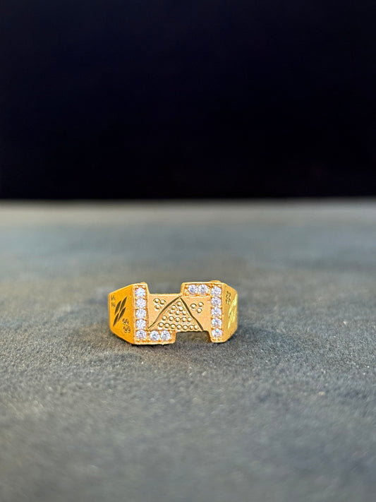 Infinity Ring – 1 Gram Gold-Plated - Size 18 to 28, 5g