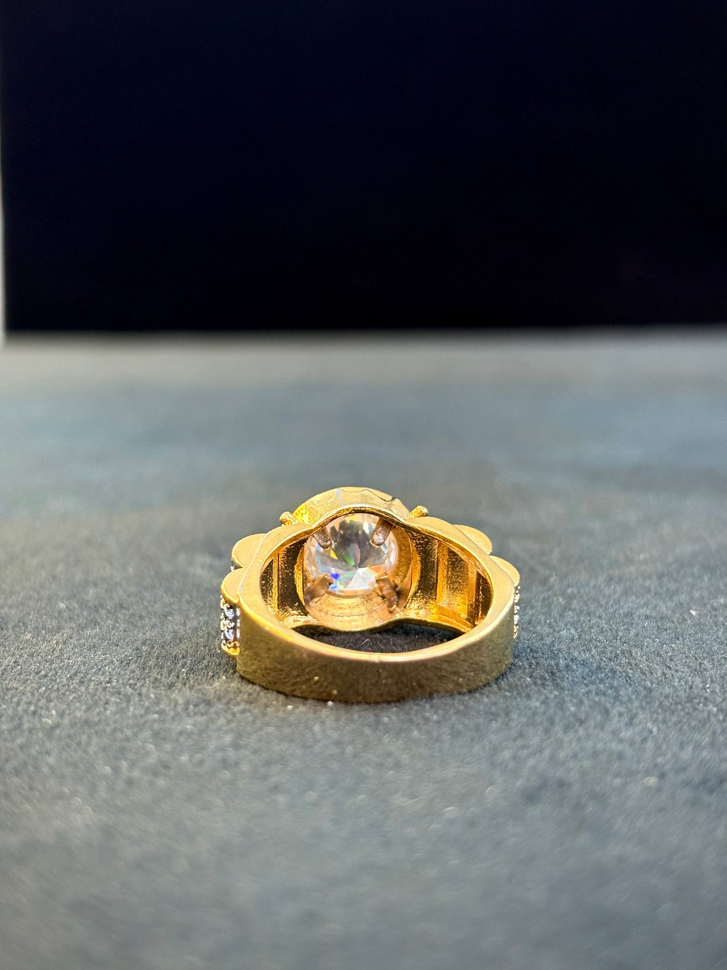 Pave Ring – 1 Gram Gold-Plated - Size 18 to 28, 5g