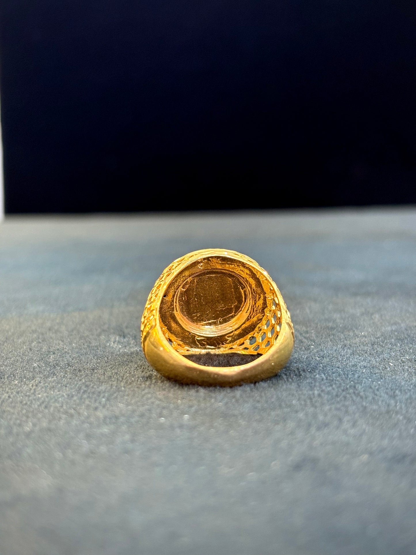 Mercedes Ring – 1 Gram Gold-Plated - Size 18 to 28, 5gm