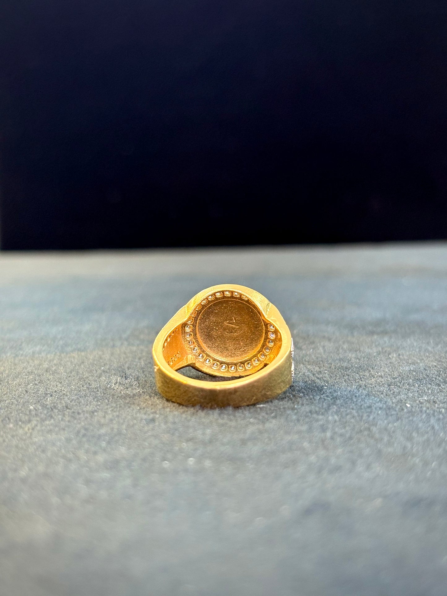Om Ring – 1 Gram Gold-Plated - Size 18 to 28, 5g