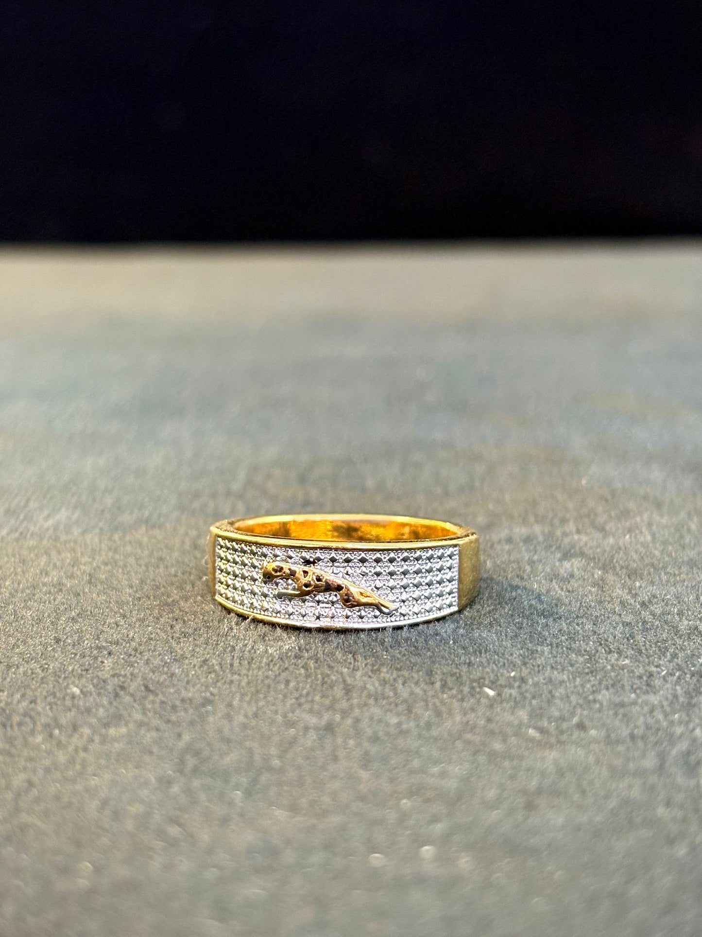 Infinity Jaguar Thumb Ring – 1 Gram Gold-Plated - Size 18 & 20, 3g