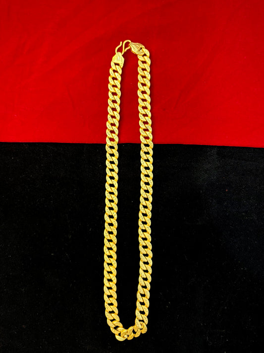 Miami Cuban Chain – 150 Milligram Gold Forming, 18-22 Inch Length, 22g