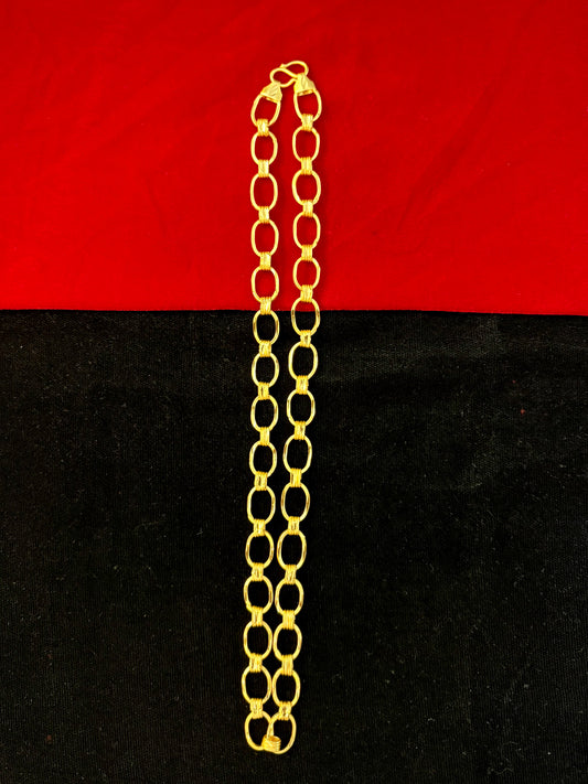 Cable Chain – 150 Milligram Gold Forming, 18-22 Inch Length, 17g