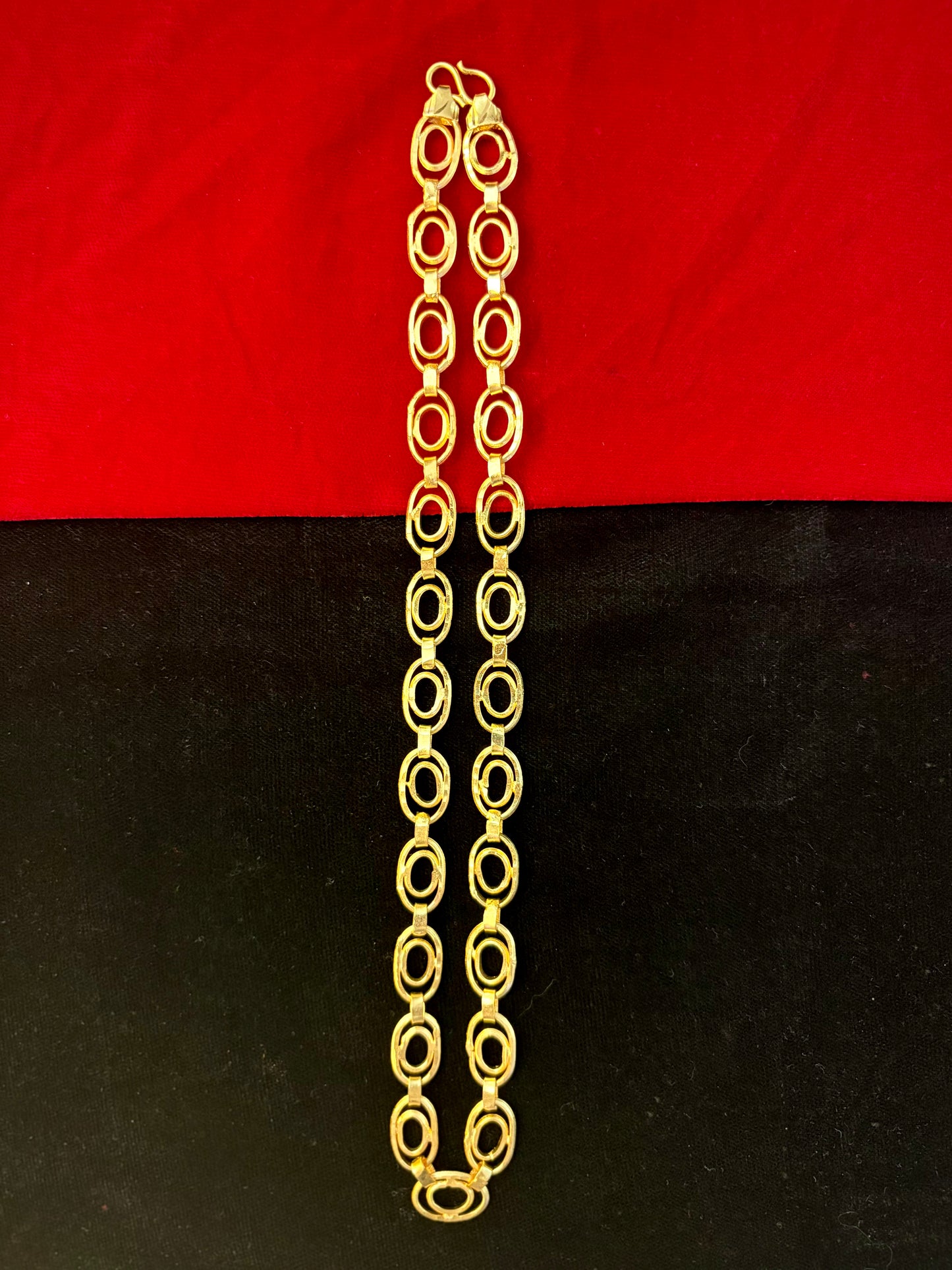 Loose Rope Chain – 200 Milligram Gold Forming, 22-Inch Length, 32gm