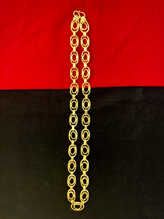 Loose Rope Chain – 200 Milligram Gold Forming, 22-Inch Length, 32gm