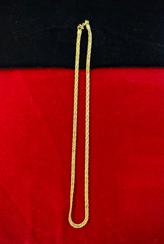 Basak Chain  – 150 Milligram Gold Forming, 18-22 Inch Length, 17g