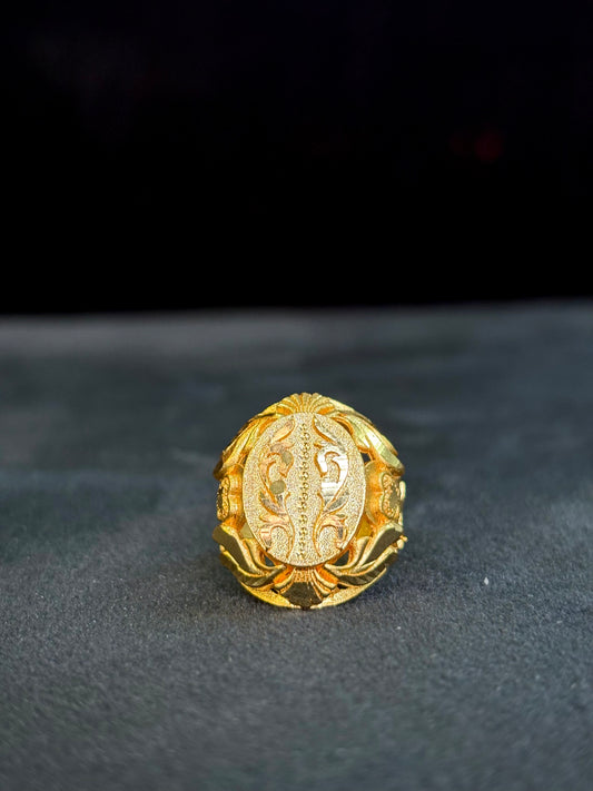 Rajwadi Ring – 1 Gram Gold-Plated - Size 18 to 28, 5gm