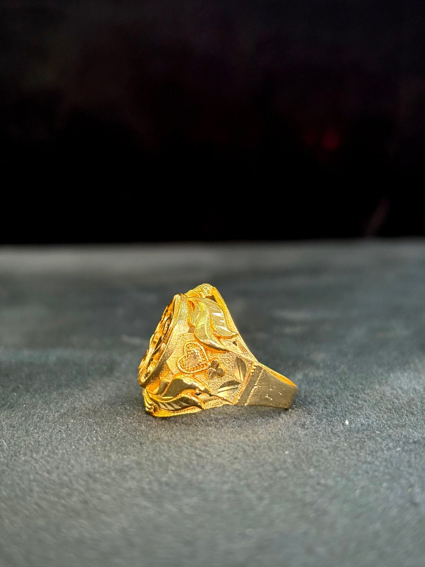 Rajwadi Ring – 1 Gram Gold-Plated - Size 18 to 28, 5gm