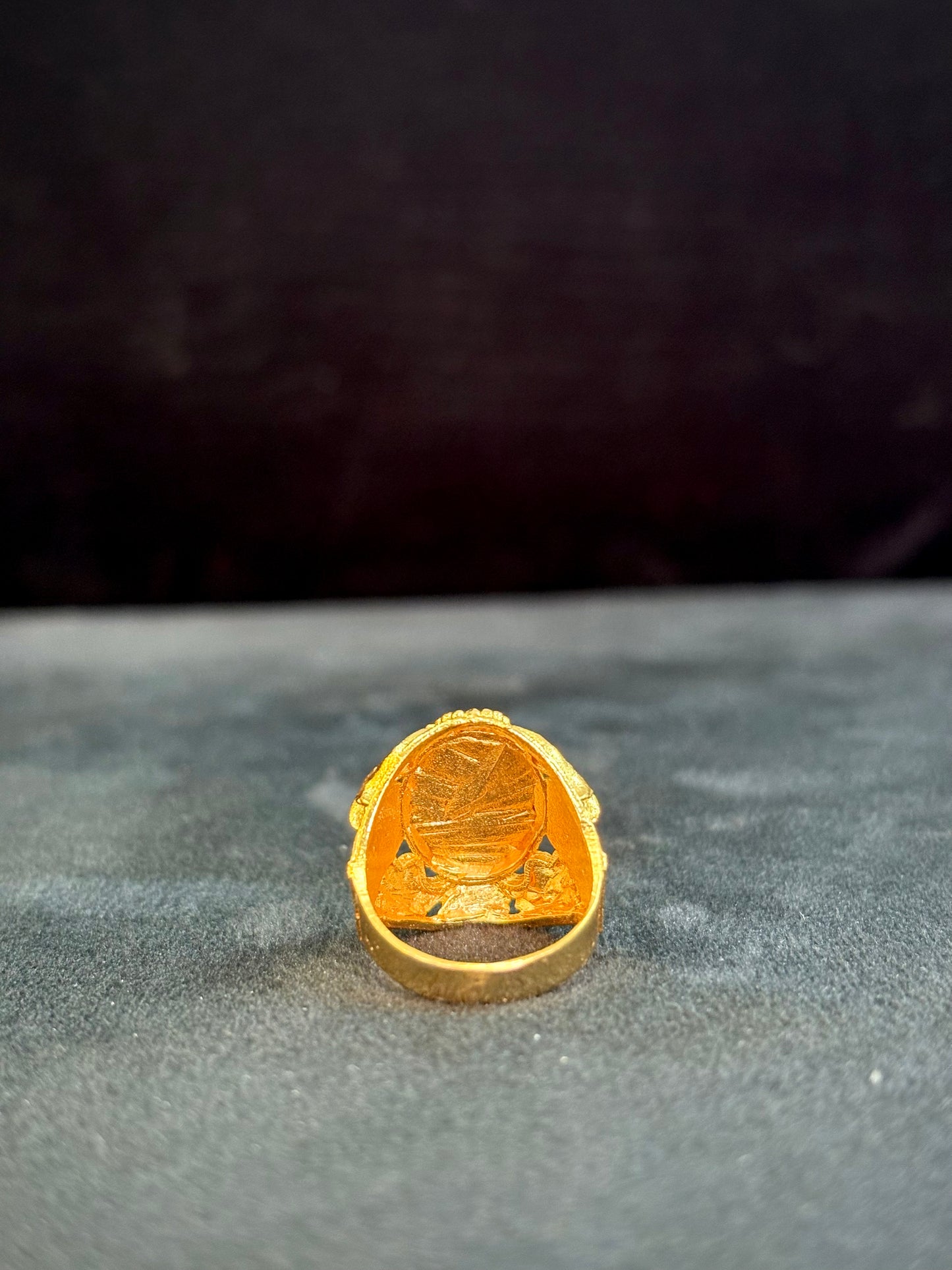 Rajwadi Ring – 1 Gram Gold-Plated - Size 18 to 28, 5gm