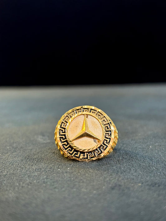 Mercedes Ring – 1 Gram Gold-Plated - Size 18 to 28, 5gm