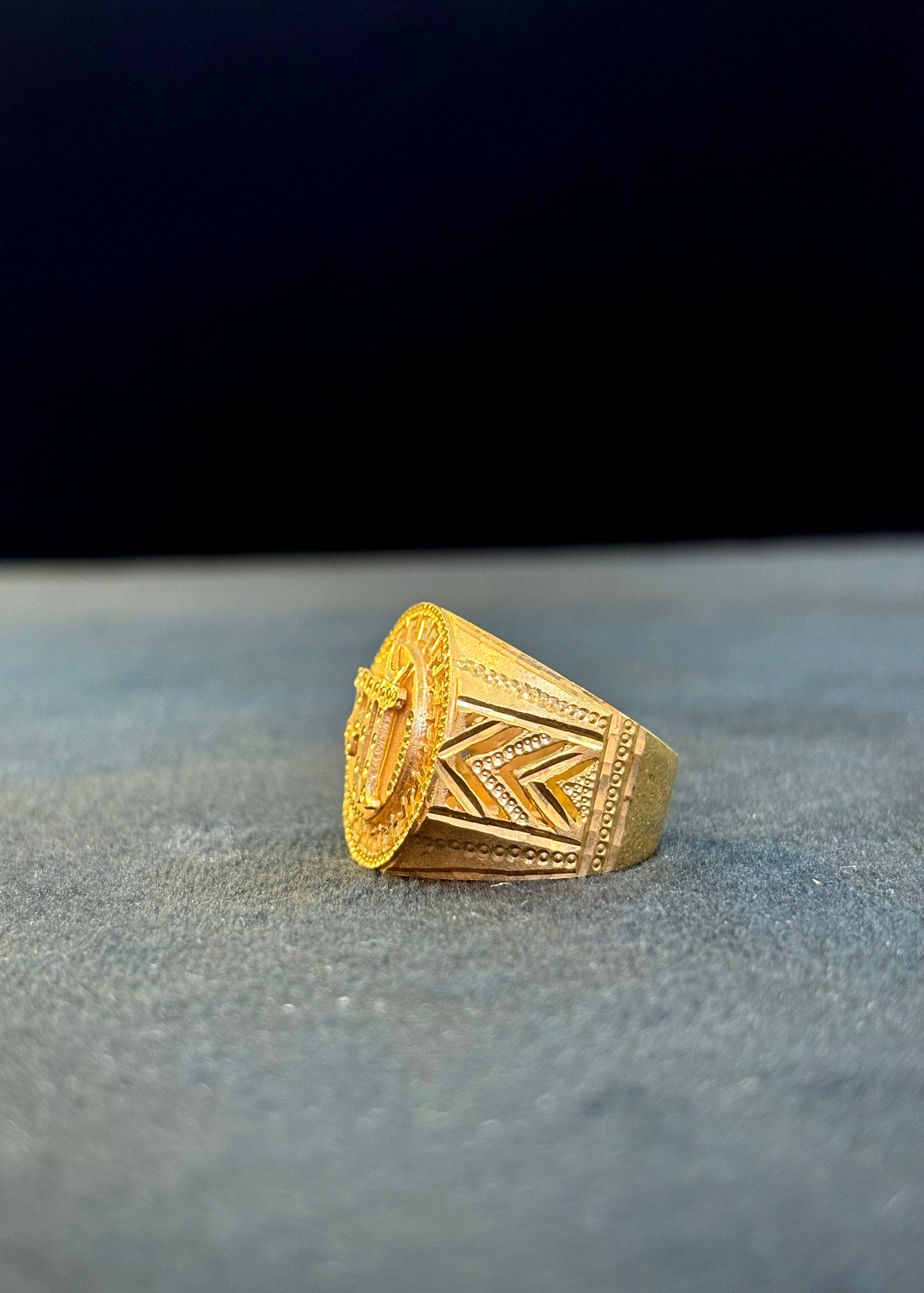 Maa Design Abacus Ring – 1 Gram Gold-Plated - Size 18 to 28, 5g