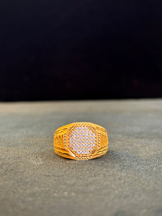 American Diamond – 1 Gram Gold-Plated - Size 18 to 28, 5g