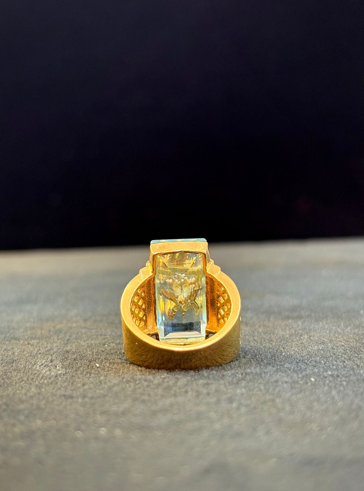 Lord Krishna Ring – 1 Gram Gold-Plated - Size 18 to 28, 7g