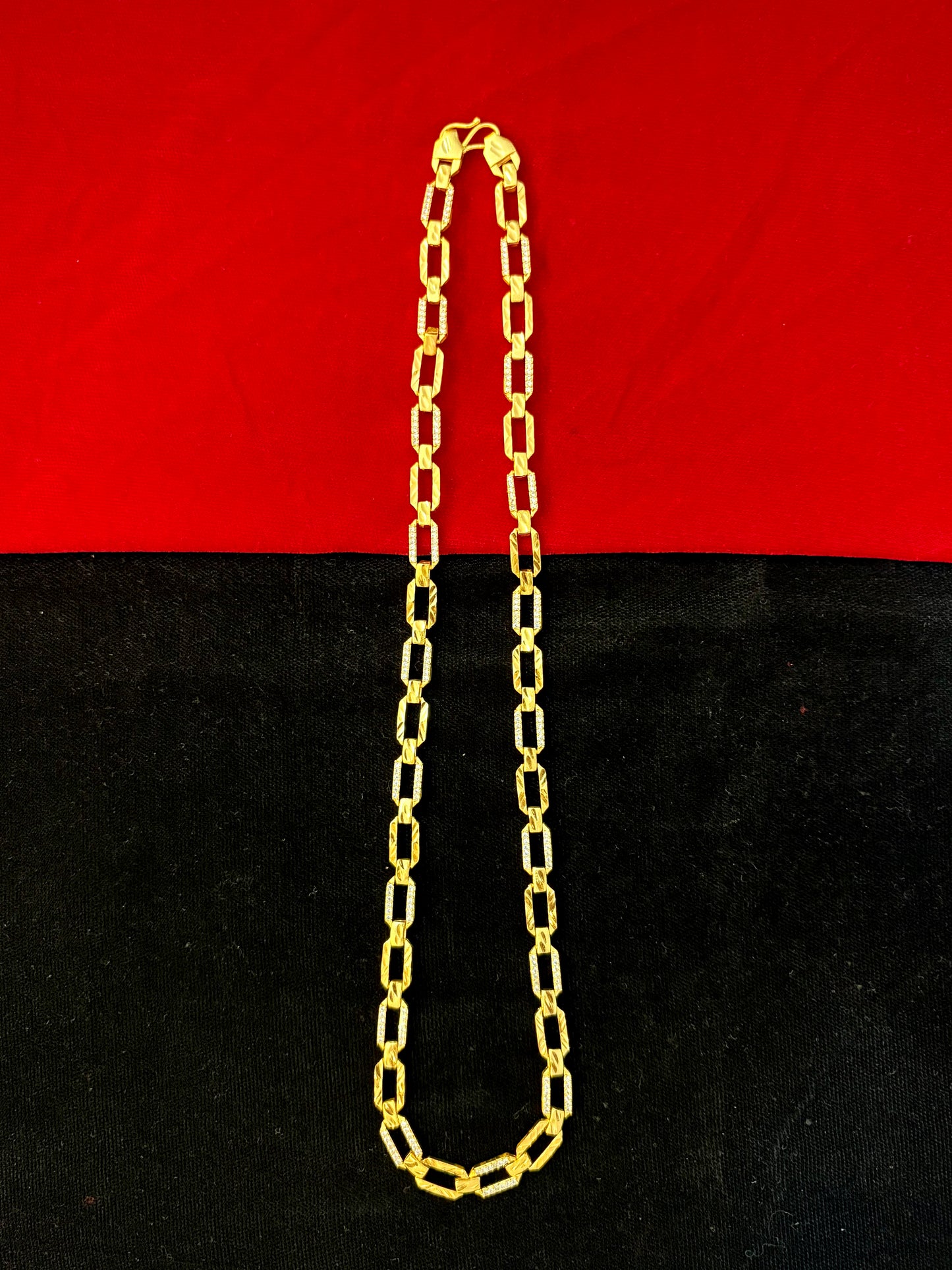 Royal Cage Chain – 200 Milligram Gold Forming, 18-22 Inch Length, 19g