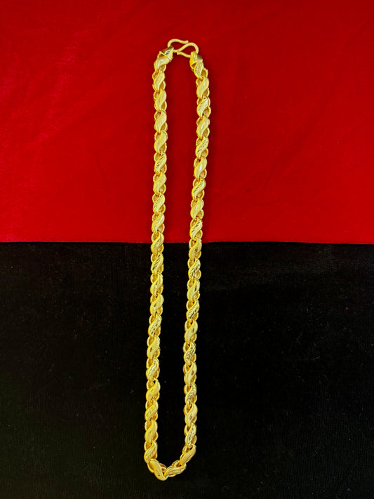 Golden Leaf Chain – 200 Milligram Gold Forming, 18-22 Inch Length, 23g