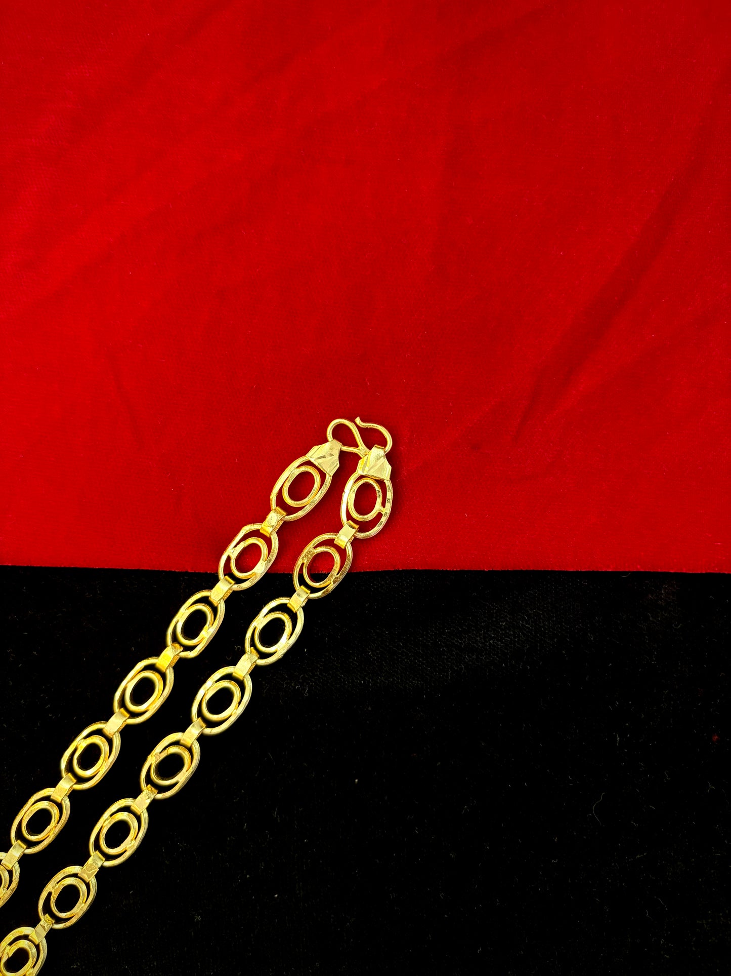 Loose Rope Chain – 200 Milligram Gold Forming, 22-Inch Length, 32gm