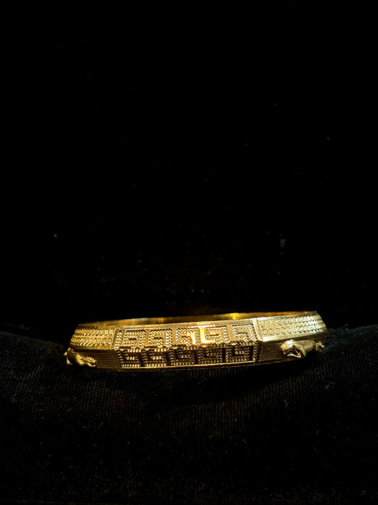 Jaguar Punjabi Kada - 200 Milligram Gold Forming - 1 Gram Gold Plated - 32 Grams