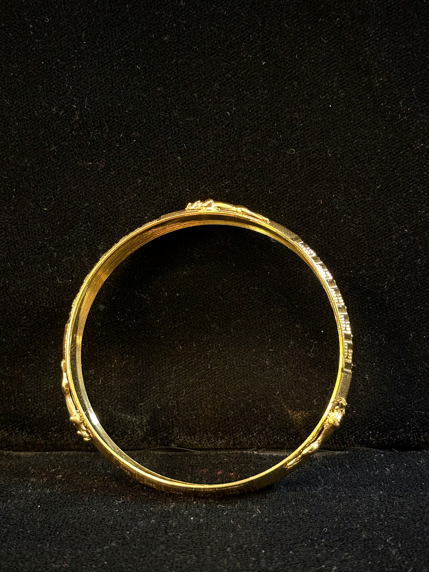 Jaguar Punjabi Kada - 200 Milligram Gold Forming - 1 Gram Gold Plated - 32 Grams