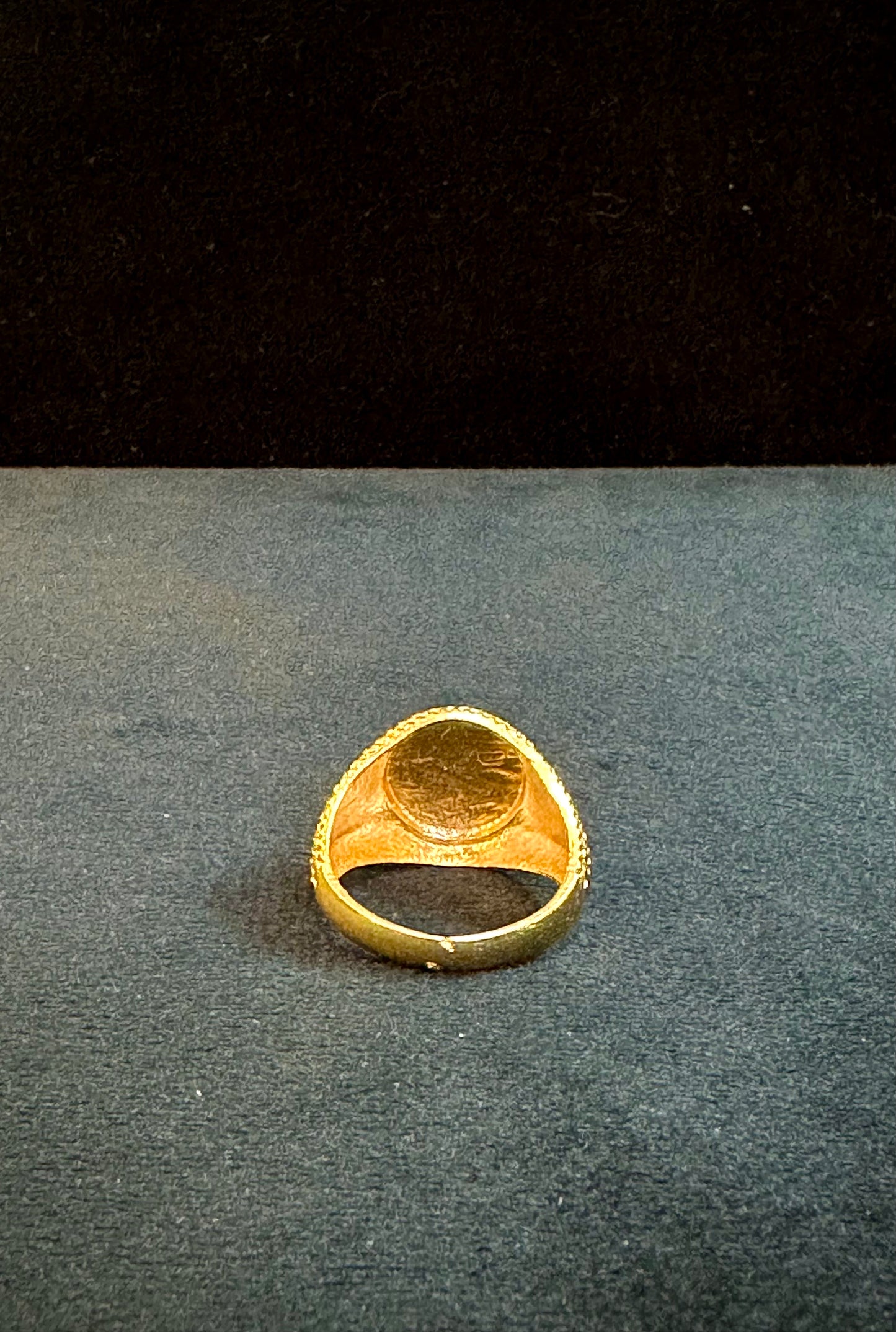 Mundari Signet Ring – 1 Gram Gold-Plated - Size 18 to 28, 4g
