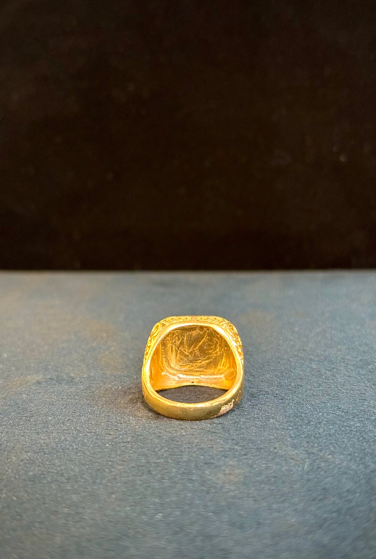 Khanda Ring – 1 Gram Gold-Plated - Size 18 to 28, 5g
