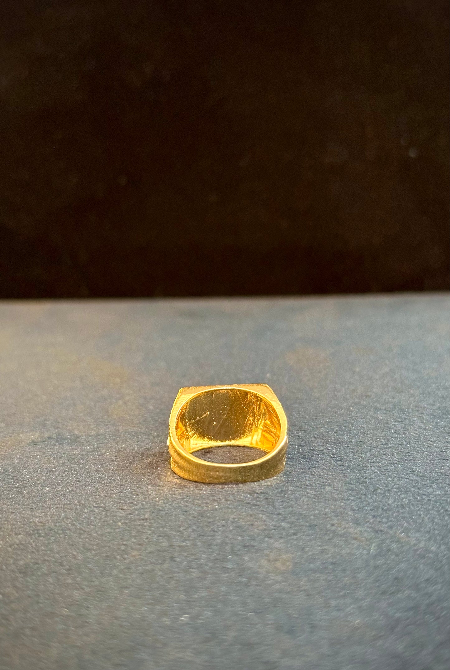 Audi Band Ring – 1 Gram Gold-Plated - Size 18 to 28, 4g