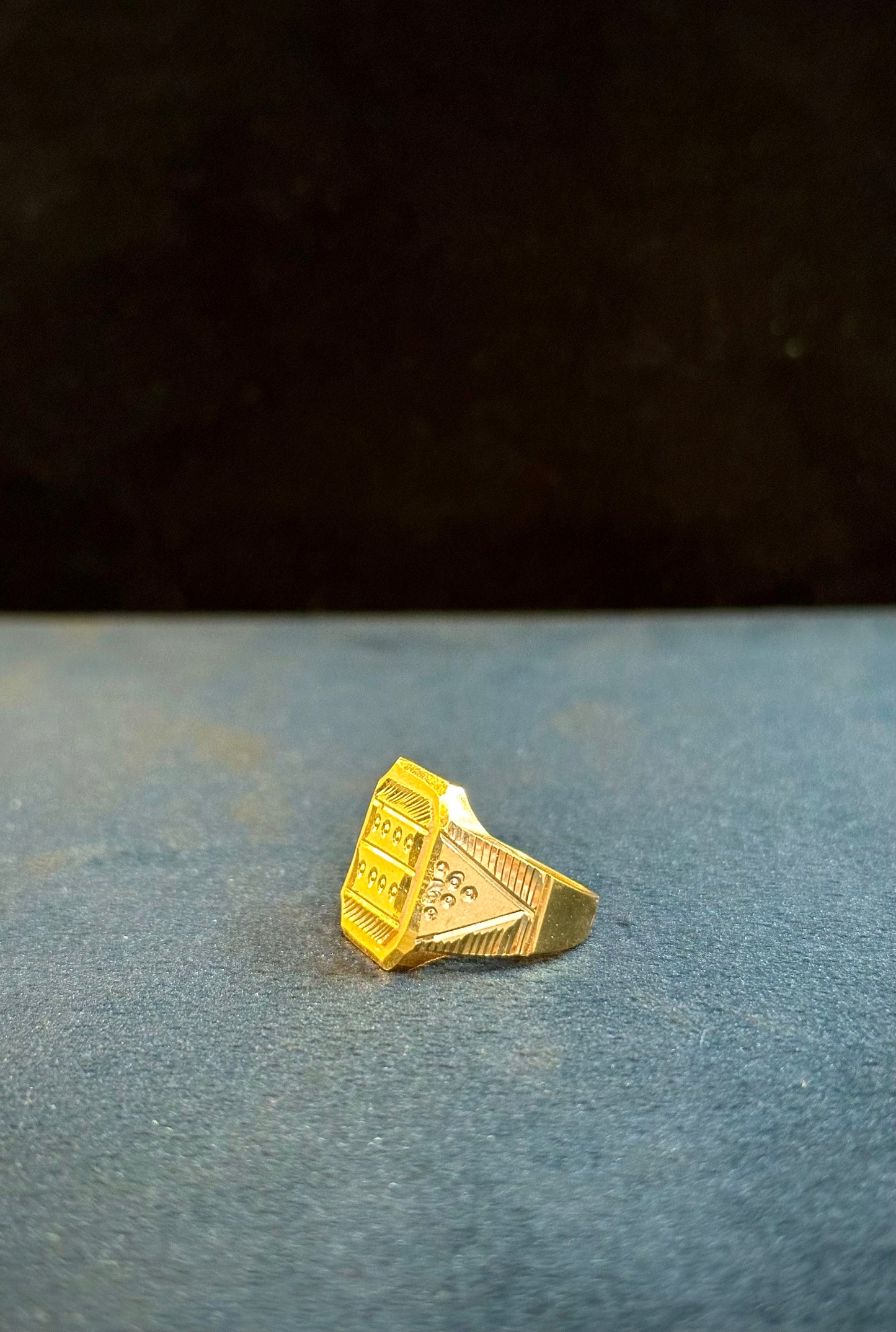 Bravix Ring – 1 Gram Gold-Plated - Size 18 to 28, 4g